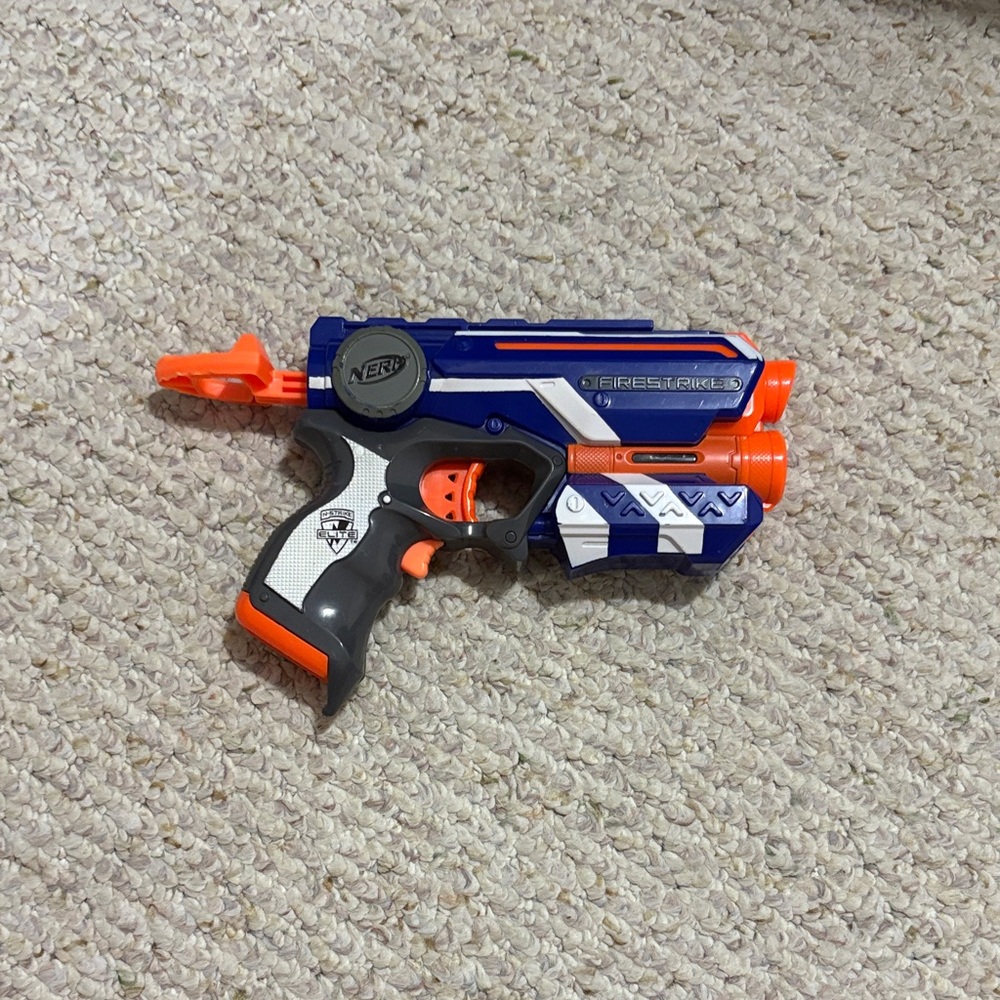 Nerf Blue and Orange Blaster Toy